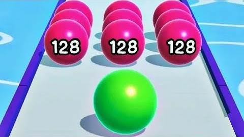 BALL RUN 2048 All Level Mobile Gameplay Walkthrough Android IOs Alltrailer Relaxing BEST FUNNY BR21G