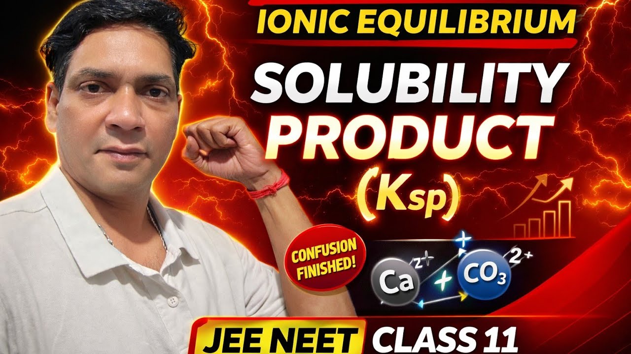 12 Solubility Product | Ionic Equilibrium
