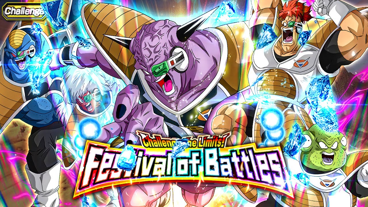 EZA DOKKANFEST CAPTAIN GINYU VS. CHALLENGE THE LIMITS! FESTIVAL OF BATTLES! (Dokkan Battle)
