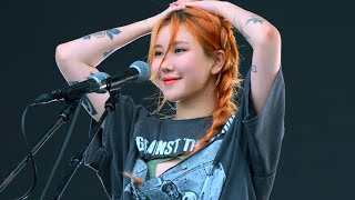 220807 백예린 I 더 발룬티어스 'PINKTOP' 직캠 The Volunteers fancam 가사 자막 I 인천 펜타포트 락 페스티벌