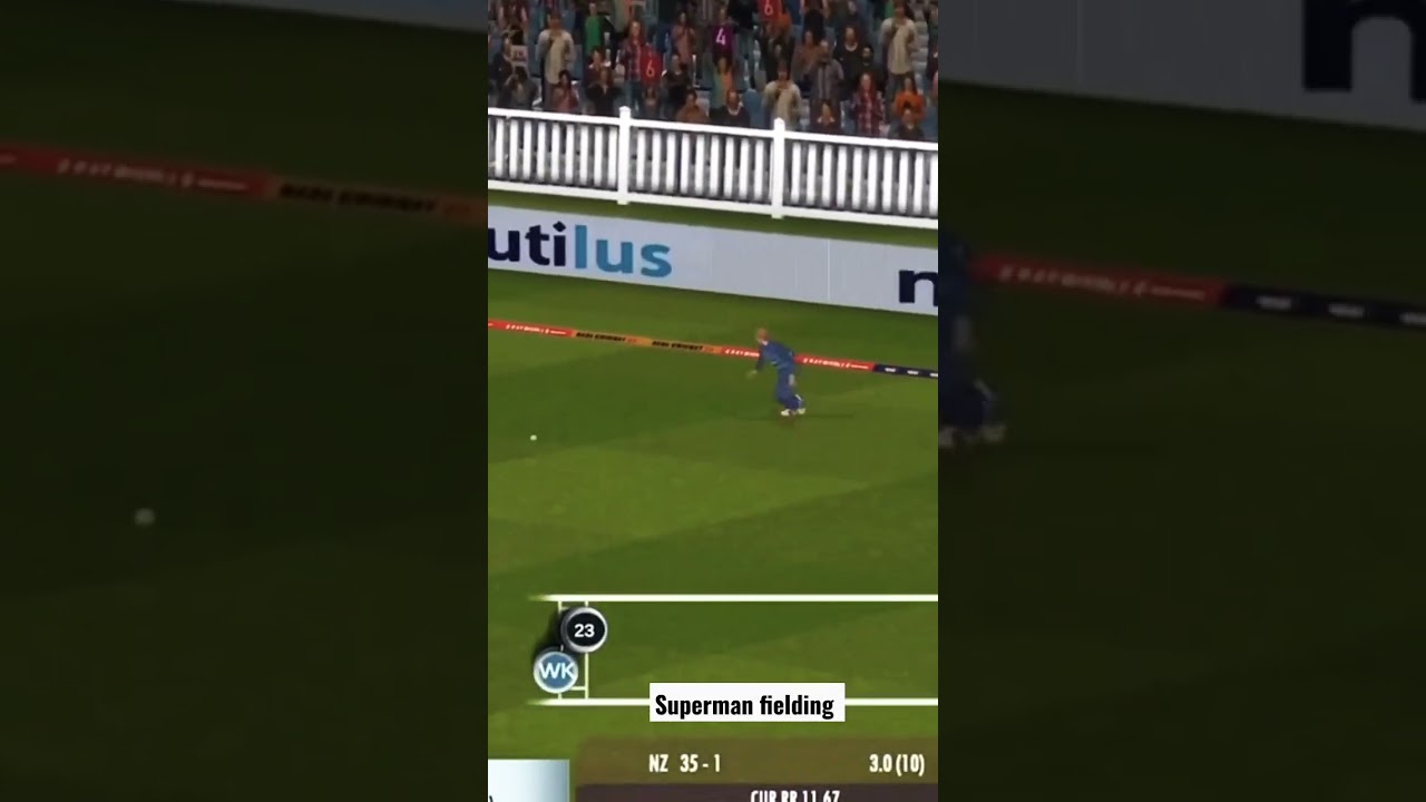 Superman fielding in RC22 after update || New fielding animation in rc22
