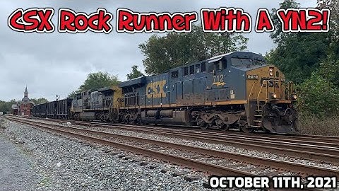 I See This Type Of Train EVERYWHERE I Go! | CSX Rock Runner W951 Heads West With Empties And A YN2!