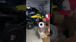 Parts Unboxing for Suzuki ltz400 fourwheeler.