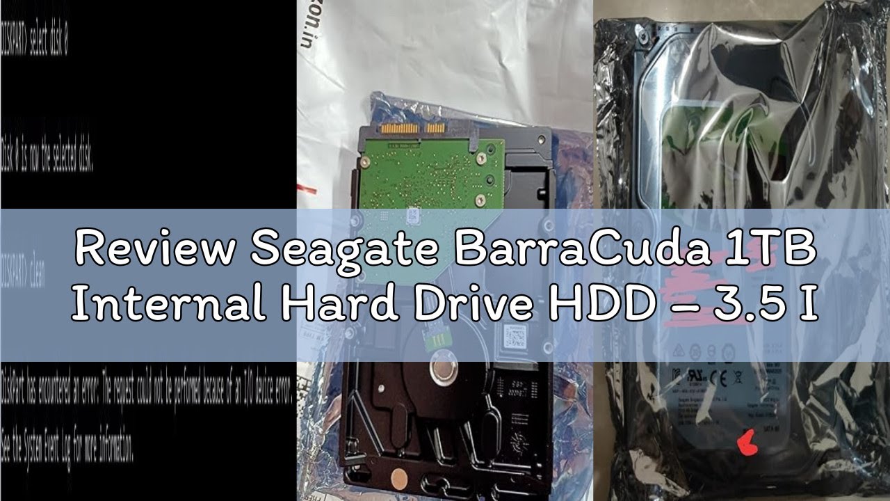 Review Seagate BarraCuda 1TB Internal Hard Drive HDD – 3.5 Inch SATA 6 Gb/s 7200 RPM 64MB Cache for