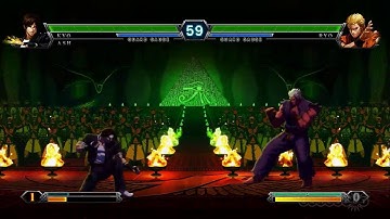 King, Kyo and Ash vs. Kensou, Iori and Ryo - The King Of Fighters XIII - MCM Expo (Xbox 360)