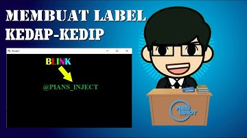 MEMBUAT LABEL KEDAP KEDIP BLINK VB6