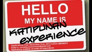 The Katipunan Experience 2013: Making the Connection
