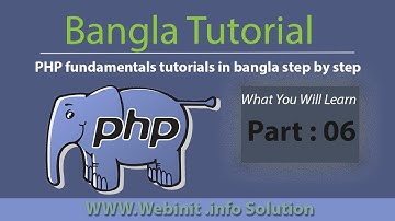 PHP fundamentals tutorials in bangla step by step ||Php object data type (Part - 06)