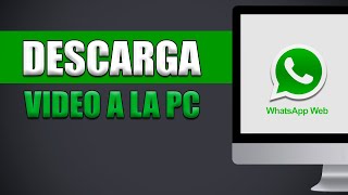 Cómo Descargar Un Video De Whatsapp Web A La PC screenshot 3