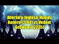 Abertura-Inglesa: Humpy Koneru (2160) vs Vedant Goswami (2235)