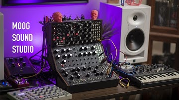 Dreamy Moog Sound Studio Synthesizer: Subharmonicon, Mother32, DFAM w/ Elektron Model Cycles