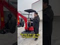 Shandong mini excavator only needs one liter of fuel per hour, and it works powerfully. #digger
