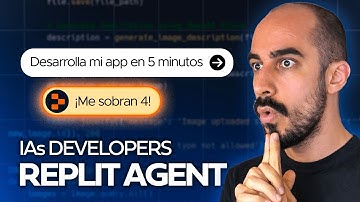 YA puedes PROGRAMAR usando AGENTES... y es impresionante! | Demo Replit Agent