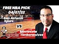 NBA Picks - Spurs vs Timberwolves Prediction, 4/7/2022 Best Bets, Odds & Betting Tips | Docs Sports