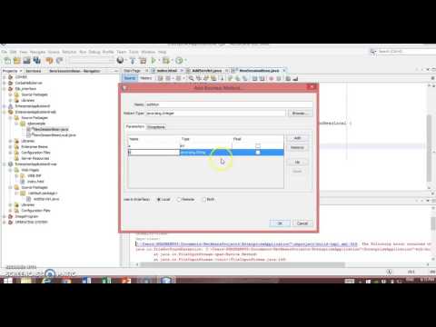 EJB Simple Addition Program