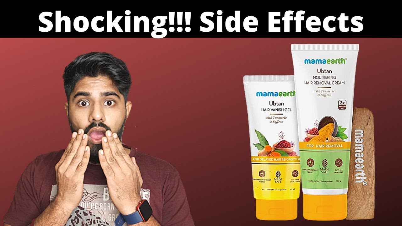 Sideeffects of Mama Earth Hair removal Cream mamaearth 
