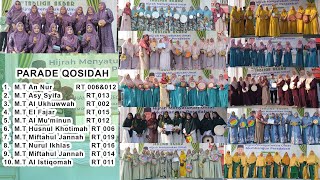 PARADE QOSIDAH GEBYAR MUHARRAM 1447H || Regensi 2