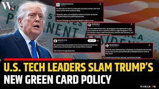 US Tech Leaders Slam Trump’s New Green Card Policy