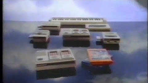 Mattel Intellivision ECS Computer & Piano Synthesizer TV Commercial  #intellivision