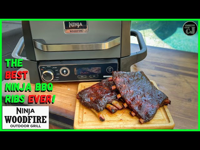 NINJA WOODFIRE OUTDOOR GRILL ST. LOUIS STYLE BBQ RIBS! Ninja Woodfire Grill  Recipes! 