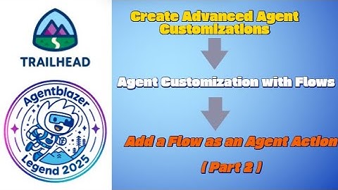 Add a Flow as an Agent Action--Part 2 || Agent Customization with Flows