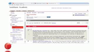 Webinar LexisNexis Academic