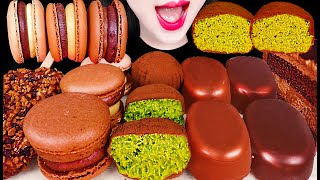 ASMR CHOCOLATE ICE DESSERT 초콜릿 아이스 디저트 먹방 Mukbang, Eating