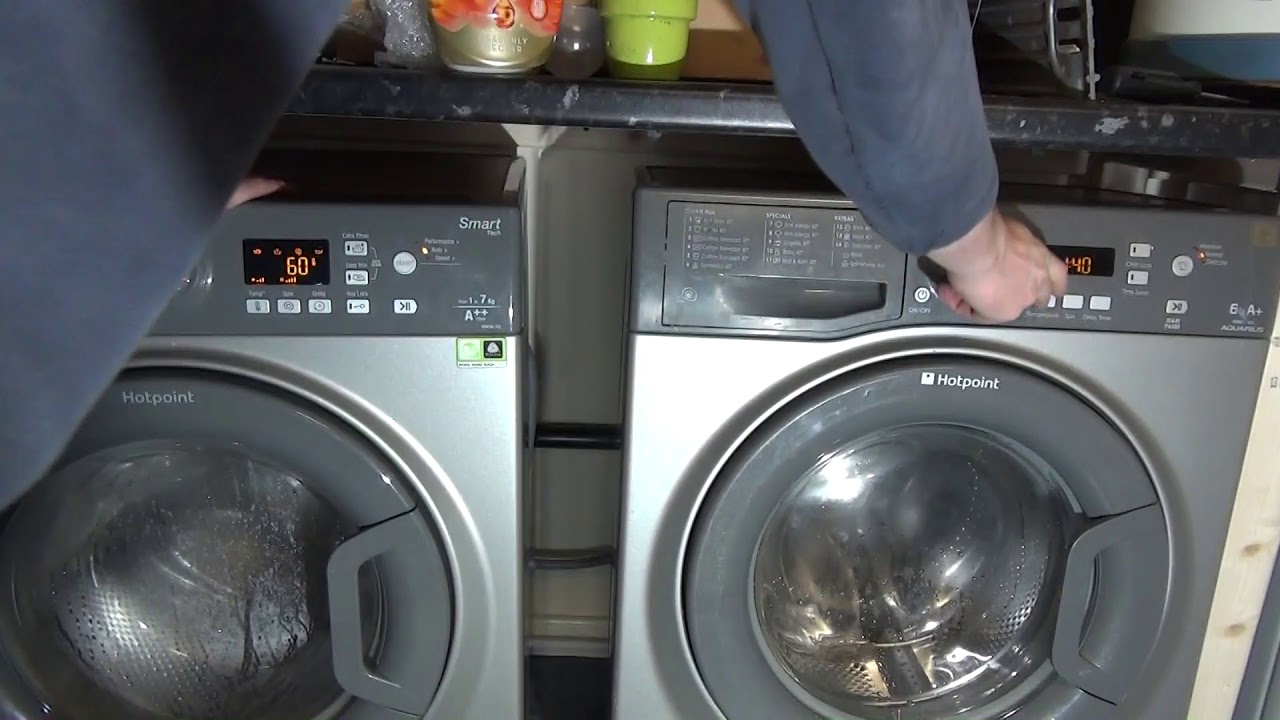 Wash race No.117 difference between programming on hotpoint smart+