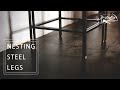 Nesting table legs build