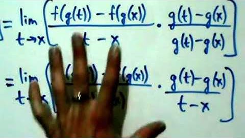 Calculus I - The Chain Rule - Part 2 of 3 - Flawed "Proof" and an Extended Version of the Chain Rule