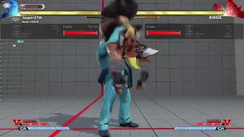 SFV AE 3.5 OC Headbutt loop Birdie group off forward throw stun