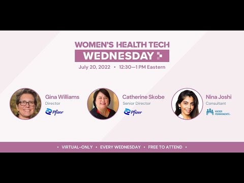 Women's Health Tech Wednesdays | Gina Williams and Catherine Skobe