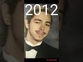 Post malone over the years 20052024 evolution shorts