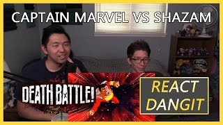 One-sided -death battle captain marvel vs shazam reaction! | react
dangit