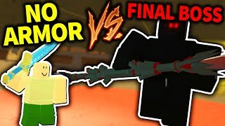 I entered the HARDEST dungeon with NO ARMOR and THIS is what happened... (Roblox Dungeon Quest) screenshot 5
