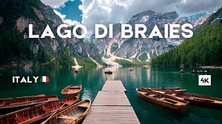 LAGO DI BARIES ITALY || DOLOMITES ITALY || TRAVEL GUIDE 2024 || 4K