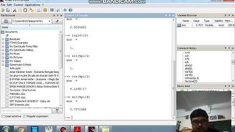 Basic SCILAB Common Mathematical Functions