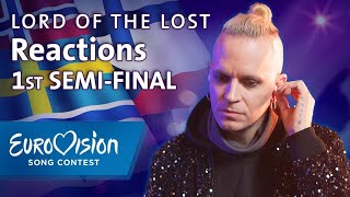 Chris Harms (Lord Of The Lost) reacts: Eurovision 2023 semi-final 1 songs | Eurovision Song Contest