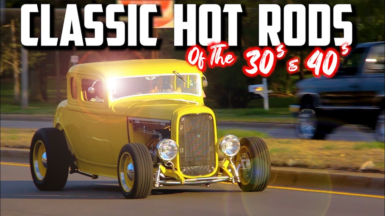 CLASSIC HOT RODS!!! 1930s & 40s. USA Car Shows, Classic Cars, Street Rods,  Street Machines, Hot Rods 