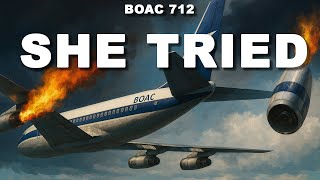 THE WING WAS ON FIRE! How BOAC 712 Returned Against All Odds