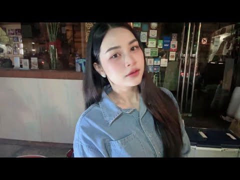 LIVE Street Café Welcome Family Ploysai Coffee Lady In Bangkok Thailand Thai Street Food 