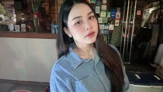 LIVE Street Café - Welcome Family 🤗 Ploysai Coffee Lady in Bangkok Thailand - Thai Street Food