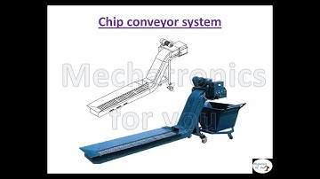 Chip conveyor system in CNC machine in hindi