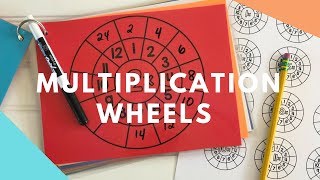 Fun Multiplication Wheels! Printable Math Center Activity