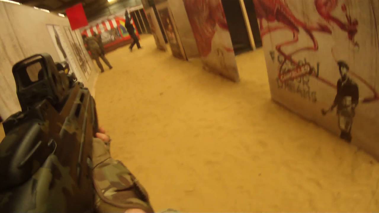 Airsoft training center. F2000 gameplay: Watch Your Back