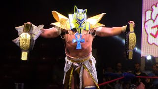Esfinge portando el oro, así se presentó como doble Campeón Nacional: de Parejas y Semicompleto