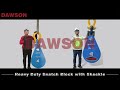 55T Heavy Duty Snatch Block with Shackle | Wire Rope Lifting Pulley for Industrial & Marine Rigging