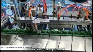 Famous Fully Automatic 2-pin Flat Plug Inserts Crimping Machine YH-780 - Yuanhan Net Worth