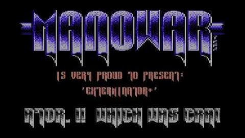 Manowar Intro 4 ! Commodore 64 (C64)