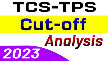TCS-TPS Prelims 2023 Cut off analysis | TPSC